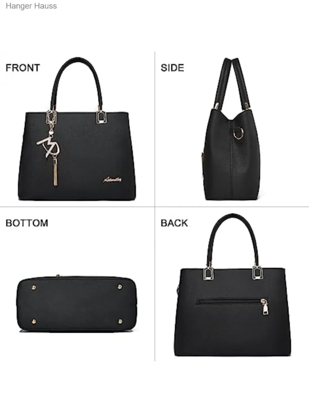 PU Leather Satchel Handbag Tote Shoulder Bag Women Crossbody
